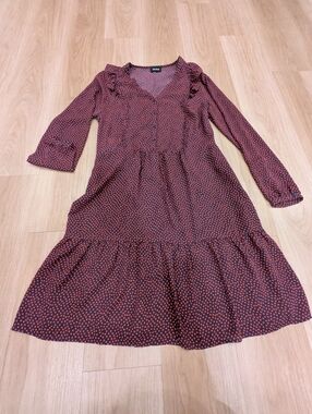 knee length dresses for ladies Kookai Mae Midi Dress In Red - Passion For Fashion main image 1